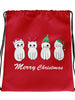 Christmas Cats Drawstring bag