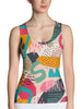 Abstract contemporary seamless pattern Women's Sublimation Cut & Sew Tank Top