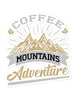 Coffee Mountains Adventure Bubble-free stickers